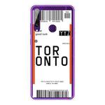 For Huawei Y6P 2020 Boarding Card Series Pattern TPU Protective Case(Toronto)