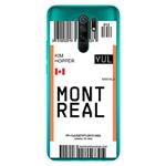 For Xiaomi Redmi 9 Boarding Card Series Pattern TPU Protective Case(Montreal)