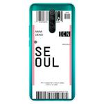 For Xiaomi Redmi 9 Boarding Card Series Pattern TPU Protective Case(Seoul)