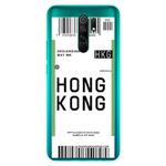 For Xiaomi Redmi 9 Boarding Card Series Pattern TPU Protective Case(Hong Kong)