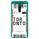 For Xiaomi Redmi 9 Boarding Card Series Pattern TPU Protective Case(Toronto)