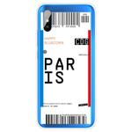 For Xiaomi Redmi 9A Boarding Card Series Pattern TPU Protective Case(Paris)
