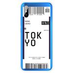 For Xiaomi Redmi 9A Boarding Card Series Pattern TPU Protective Case(Tokyo)