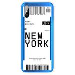 For Xiaomi Redmi 9A Boarding Card Series Pattern TPU Protective Case(New York)