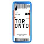 For Xiaomi Redmi 9A Boarding Card Series Pattern TPU Protective Case(Toronto)