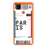 For Xiaomi Redmi 9C Boarding Card Series Pattern TPU Protective Case(Paris)