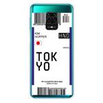 For Xiaomi Redmi Note 9S Boarding Card Series Pattern TPU Protective Case(Flag Tokyo)