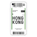 For iPhone SE 2022 / SE 2020 / 8 / 7 Boarding Pass Series TPU Phone Protective Case(Hong Kong)