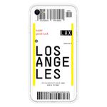 For iPhone SE 2022 / SE 2020 / 8 / 7 Boarding Pass Series TPU Phone Protective Case(Losangeles)