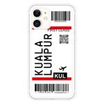 For iPhone 11 Boarding Pass Series TPU Phone Protective Case(Kualalumpur)