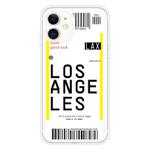 For iPhone 11 Boarding Pass Series TPU Phone Protective Case(Losangeles)