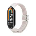 For Xiaomi Smart Band 10 / 9 / 8 xDfind Nylon Braided Loop Magnetic Buckle Watch Band(Starlight)