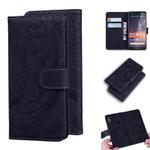 For Nokia 3.2 Tiger Embossing Pattern Horizontal Flip Leather Case with Holder & Card Slots & Wallet(Black)
