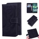 For Nokia 6.2 / 7.2 Tiger Embossing Pattern Horizontal Flip Leather Case with Holder & Card Slots & Wallet(Black)