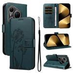For Huawei Pura 80 Ultra 5G Dandelion Embossed Pattern Flip Leather Phone Case(Blue)