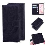 For Samsung Galaxy Note10 Lite / A81 Tiger Embossing Pattern Horizontal Flip Leather Case with Holder & Card Slots & Wallet(Black)