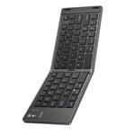 Yesido KB27 Ultra Slim Mini Two-Fold Portable Bluetooth Keyboard(Grey)