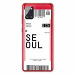 For Samsung Galaxy A31 Boarding Pass Series TPU Phone Protective Case(Seoul)