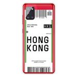 For Samsung Galaxy A51 4G Boarding Pass Series TPU Phone Protective Case(Hong Kong)