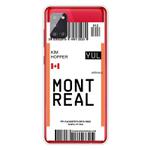 For Samsung Galaxy A51 5G Boarding Pass Series TPU Phone Protective Case(Montreal)