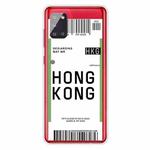 For Samsung Galaxy A51 5G Boarding Pass Series TPU Phone Protective Case(Hong Kong)