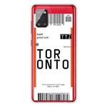 For Samsung Galaxy A71 5G Boarding Pass Series TPU Phone Protective Case(Toronto)