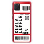 For Samsung Galaxy A81 / Note 10 Lite Boarding Pass Series TPU Phone Protective Case(Kuala Lumpur)