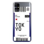 For Samsung Galaxy M51 Boarding Pass Series TPU Phone Protective Case(Flag Tokyo)
