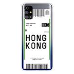 For Samsung Galaxy M51 Boarding Pass Series TPU Phone Protective Case(Hong Kong)