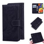 For Samsung Galaxy A50 / A30s Tiger Embossing Pattern Horizontal Flip Leather Case with Holder & Card Slots & Wallet(Black)