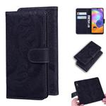 For Samsung Galaxy A31 Tiger Embossing Pattern Horizontal Flip Leather Case with Holder & Card Slots & Wallet(Black)