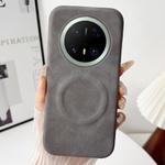 For Huawei Mate 70 Pro Skin Feel Sheepskin MagSafe Magnetic Phone Case(Grey)