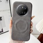 For Huawei Mate 70 Skin Feel Sheepskin MagSafe Magnetic Phone Case(Grey)