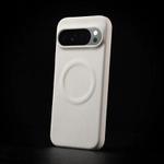 For Google Pixel 10 / Pixel 10 Pro Skin Feel Sheepskin MagSafe Magnetic Phone Case(White)