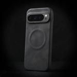 For Google Pixel 9 Pro XL Skin Feel Sheepskin MagSafe Magnetic Phone Case(Black)