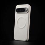 For Google Pixel 9 Pro XL Skin Feel Sheepskin MagSafe Magnetic Phone Case(White)