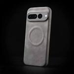 For Google Pixel 7 Pro Skin Feel Sheepskin MagSafe Magnetic Phone Case(Grey)