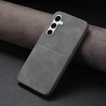 For Samsung Galaxy A35 5G Skin Feel Sheepskin Card Slot Phone Case(Grey)