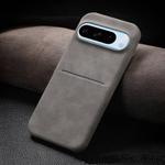For Google Pixel 8 Pro Skin Feel Sheepskin Card Slot Phone Case(Grey)