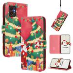 For Samsung Galaxy Xcover7 Pro Christmas Series Buckle Leather Phone Case with Hand Strap(Christmas Tree)