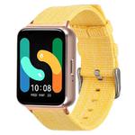 18mm xDfind Nylon Canvas Watch Band(Yellow)