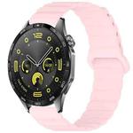 22mm xDfind Loop Magnetic Glossy Silicone Watch Band(Pink)