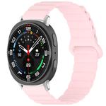 For Samsung Galaxy Watch8 / 8 Classic xDfind Loop Magnetic Glossy Silicone Watch Band(Pink)