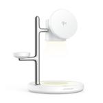 JOYROOM JR-W23 Qi2 15W 4 in 1 Magnetic Wireless Charger With Night Light(White)