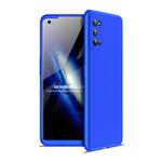 For OPPO Realme 7 Pro GKK Three Stage Splicing Full Coverage PC Protective Case(Blue)