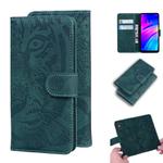 For Xiaomi Redmi 7 / Y3 (Indian Version) Tiger Embossing Pattern Horizontal Flip Leather Case with Holder & Card Slots & Wallet(Green)