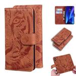 For Xiaomi Mi 9T / 9T Pro / Redmi K20 / K20 Pro Tiger Embossing Pattern Horizontal Flip Leather Case with Holder & Card Slots & Wallet(Brown)