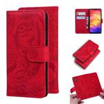 For Xiaomi Redmi Note 7S / Note 7 Tiger Embossing Pattern Horizontal Flip Leather Case with Holder & Card Slots & Wallet(Red)