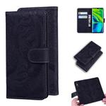 For Xiaomi Redmi CC9 Pro / Note10 / Note 10 Pro Tiger Embossing Pattern Horizontal Flip Leather Case with Holder & Card Slots & Wallet(Black)