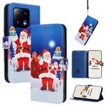 For Xiaomi 13 Pro 5G Christmas Series Buckle Leather Phone Case with Hand Strap(Christmas Eve)